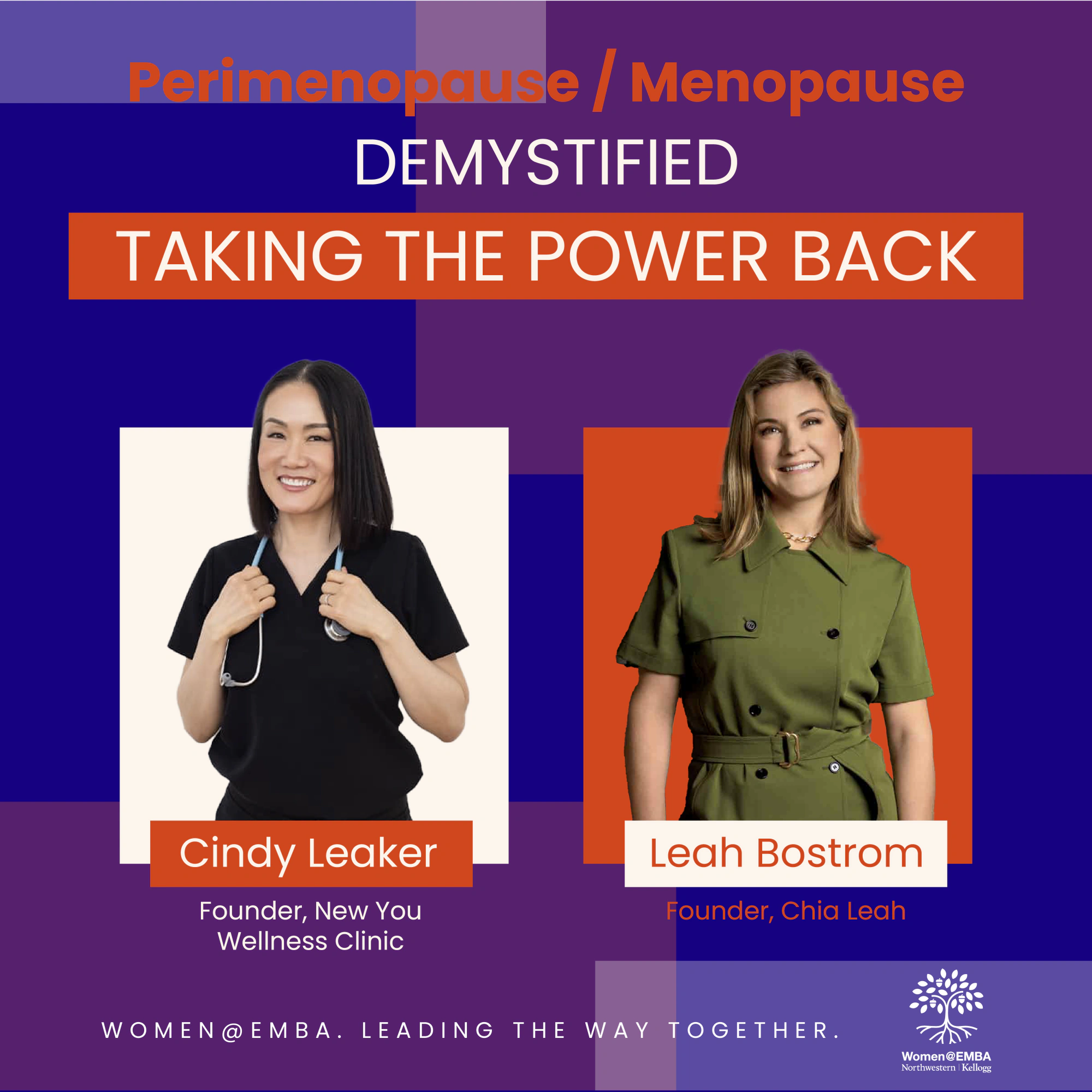 Perimenopause / Menopause Demystified: Taking the Power Back, with Cindy Leaker and Leah Bostrom