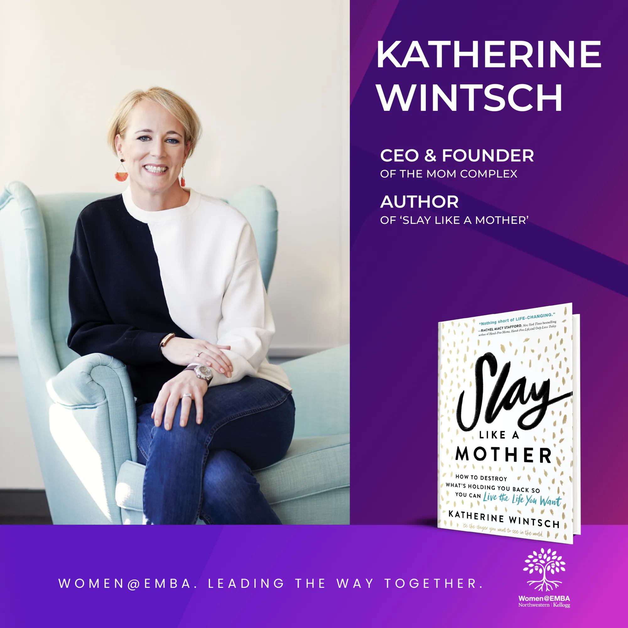 Katherine Wintsch, CEO of The Mom Complex and author of Slay Like a Mother
